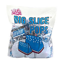 Big Slice Pops, 1-Lb Bag, Blue Raspberry, Bag Of 48