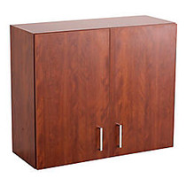 Safco; Modular Hospitality Wall Cabinet, 30 inch;H x 36 inch;W x 15 inch;D, Mahogany