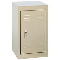 Sandusky Steel Locker, 24 inch;H x 15 inch;W x 15 inch;D, Putty