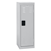 Sandusky Steel Locker, 48 inch;H x 15 inch;W x 15 inch;D, Dove Gray