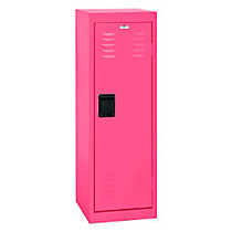 Sandusky Steel Locker, 48 inch;H x 15 inch;W x 15 inch;D, Pink