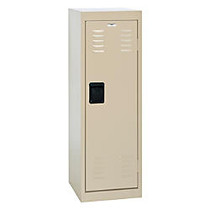 Sandusky Steel Locker, 48 inch;H x 15 inch;W x 15 inch;D, Putty