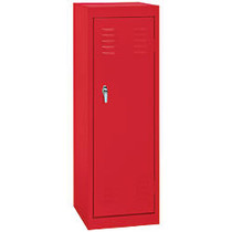 Sandusky Steel Locker, 48 inch;H x 15 inch;W x 15 inch;D, Red