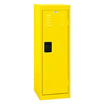 Sandusky Steel Locker, 48 inch;H x 15 inch;W x 15 inch;D, Yellow