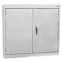 Sandusky; 30 inch;W Steel Wall Cabinets With 2 Solid Doors, 30 inch;H x 30 inch;W x 12 inch;D, Gray