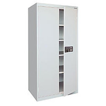 Sandusky; Keyless Electronic Storage Cabinet, 72 inch;H x 36 inch;W x 18 inch;D, Dove Gray