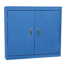 Sandusky; Solid-Door Wall Cabinet, 30 inch;H x 36 inch;W x 12 inch;D, Blue