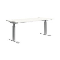 HON; Height-Adjustable Table Base, 49 1/4 inch;H x 72 inch;W x 24 inch;D, Silver