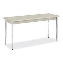 HON; Rectangular Laminate Utility Table, 240-Lb Capacity, 29 inch;H x 20 inch;W x 60 inch;D, Light Gray