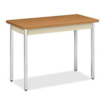 HON; Rectangular Laminate Utility Table, 29 inch;H x 20 inch;W x 40 inch;D, Harvest/Putty