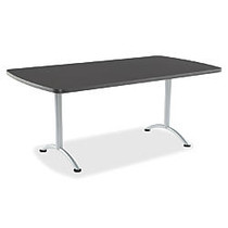 Iceberg IndestrucTable TOO Utility Table Top, 72 inch; x 36 inch;, Rectangle, Graphite