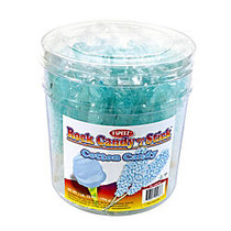 Espeez Rock Candy Sticks, 7 inch;, Light Blue, Pack Of 36