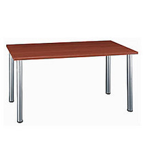 Bush Aspen Conference Table, Rectangular, 29 inch;H x 56 3/4 inch;W x 28 3/8 inch;D, Hansen Cherry