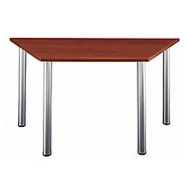 Bush Aspen Conference Table, Trapezoid, 29 inch;H x 56 3/4 inch;W x 24 5/8 inch;D, Hansen Cherry
