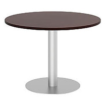 Bush Business Furniture Conference Table Kit, Round, Metal Disc Base, 42 inch;W, Harvest Cherry, Premium Installation