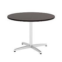 Bush Business Furniture Conference Table Kit, Round, Metal X Base, 42 inch;W, Mocha Cherry, Premium Installation
