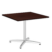 Bush Business Furniture Conference Table Kit, Square, Metal X Base, 36 inch;W, Harvest Cherry, Premium Installation