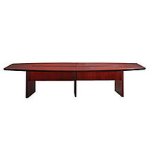 Mayline; Group Corsica Conference Table, Boat-Shaped, 29 1/2 inch;H x 144 inch;W x 54 inch;D, Sierra Cherry