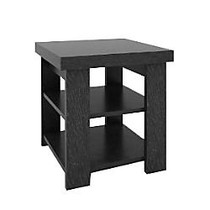 Ameriwood; Hollow Core Sofa Table, Rectangle, 28.68 inch; x 41.5 inch; x 15.5 inch;, Black Ebony Ash