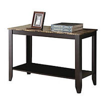 Monarch Specialties Console Table, Rectangle, 29 inch;H x 18 inch;W x 44 inch;D, Cappuccino