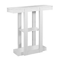 Monarch Specialties Hall Console Table, 34 inch;H x 32 inch;W x 12 inch;D, White
