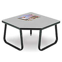 OFM 30 inch; x 30 inch; Corner Table, Gray