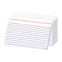 Office Wagon; Brand Index Cards, Ruled, 5 inch; x 8 inch;, White, Pack Of 300