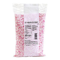 Sweetworks Candy Crumble, 2 Lb, Bright Pink/White