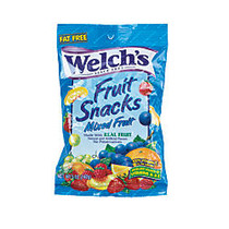 Welch's; Fruit Snacks, Mixed Fruit, 5 Oz. Bags, Box Of 12