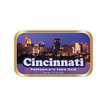 AmuseMints; Destination Mint Candy, Cincinnati Skyline, 0.56 Oz, Pack Of 24