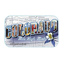 AmuseMints; Destination Mint Candy, Colorado Mile High, 0.56 Oz, Pack Of 24
