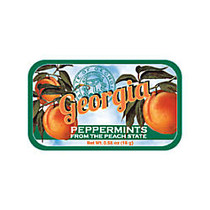 AmuseMints; Destination Mint Candy, Georgia Peach, 0.56 Oz, Pack Of 24