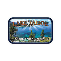 AmuseMints; Destination Mint Candy, Lake Tahoe Clear, 0.56 Oz, Pack Of 24