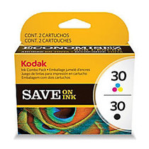 Kodak; 30 Black/Color Ink Cartridges, Pack Of 2