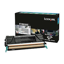 Lexmark&trade; X746H1KG High-Yield Black Toner Cartridge