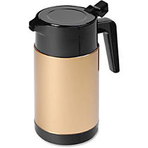 Hormel; Wide Mouth Insulated Carafe, 1 Liter, Gold/Black