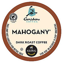 Caribou Coffee; Pods Mahogany Coffee K-Cup; Pods, Box Of 24