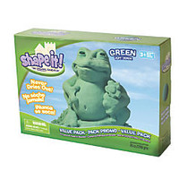 WABA Fun ShapeIt!&trade; Sand, Green, 5 Lb Box