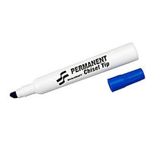 Chisel Point Markers, Blue, Box Of 12 (AbilityOne 7520-00-973-1060)