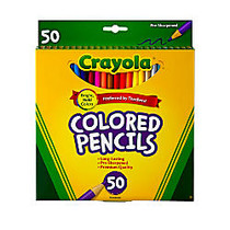 Crayola; Color Pencils, Box Of 50