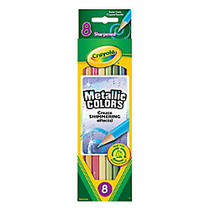 Crayola; Metallic Color Pencils, Box Of 8