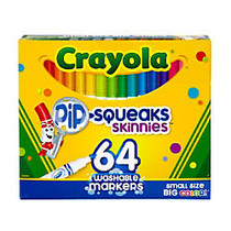 Crayola; Pip-Squeaks&trade; Skinnies Kids' Color Choice Box, Assorted Colors, Box Of 64