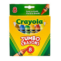 Crayola; So Big&trade; Extra Large Crayons, Assorted Colors, Box Of 8