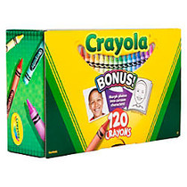 Crayola; Standard Crayon Set, Flip-Top Box, Assorted Colors, Box Of 120