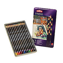 Derwent Studio Pencil Set, Assorted Colors, Set Of 12