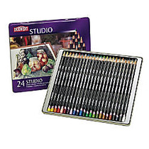Derwent Studio Pencil Set, Assorted Colors, Set Of 24