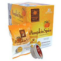 Copper Moon; Coffee Aroma-Cups, Pumpkin Spice, 7.06 Oz, Pack Of 20
