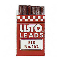 Listo Red Marking Pencil Lead Refill, 1620BRD