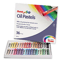 Pentel; Oil Pastel Set, Assorted, Set Of 36
