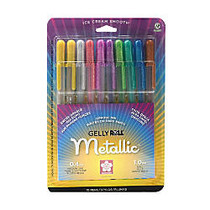 Sakura Gelly Roll Metallic Pens, Assorted Colors, 10-Piece Set, Pack Of 2